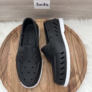 Sperry Top-Sider Top-Sider A/O Float Women's Size 11M Black White Boat Shoes NEW